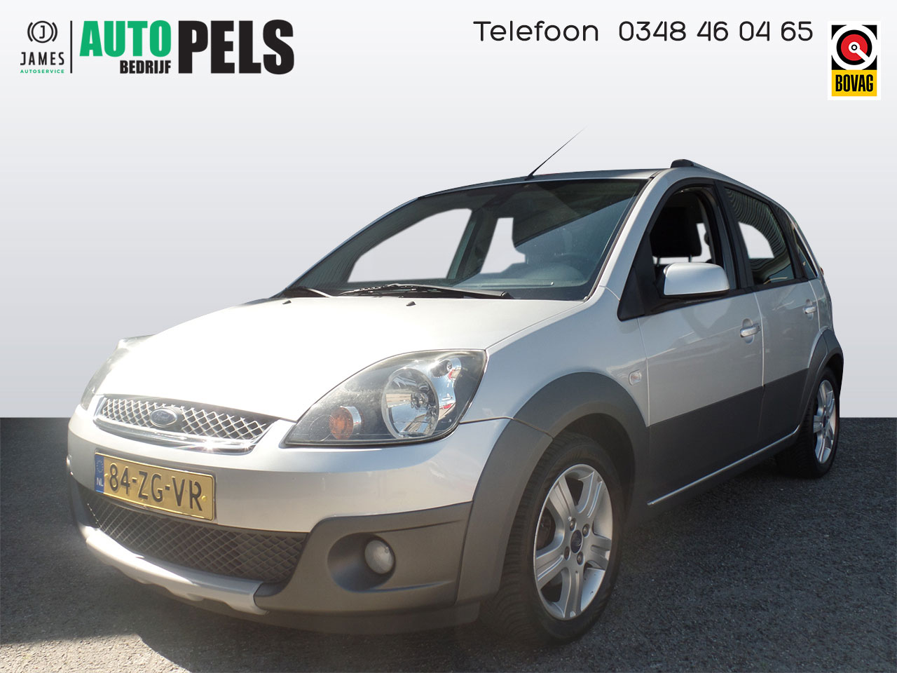 Ford Fiesta 1.4-16V Crossroad Airco, Elek ramen, Lm velgen, 15'', Dak-rails-