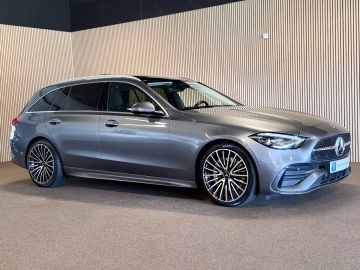 Mercedes-Benz C-Klasse Estate 220D AMG STYLING-PANORAMA-CAMERA-TREKHAAK-DODEHOEK-COMPLEE