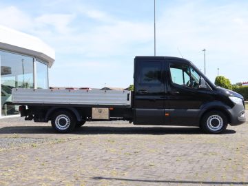 Mercedes-Benz Sprinter 319 CDI L3 DC Open Laadbak Airco, Trekhaak 3500KG, Luchtvering, M