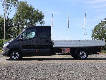 Mercedes-Benz Sprinter 319 CDI L3 DC Open Laadbak Airco, Trekhaak 3500KG, Luchtvering, M