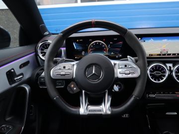 Mercedes-Benz CLA AMG 45 S 4MATIC+ Premium Plus Aero, Pano, Memory, Sfeer, Burmeste